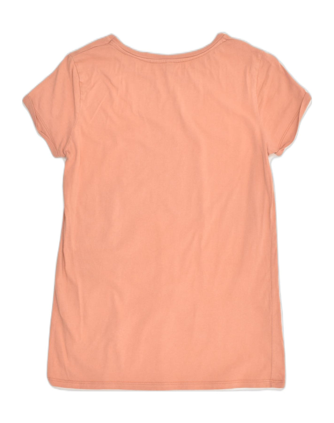 BENETTON Womens Graphic T-Shirt Top UK 10 Small Orange Floral | Vintage Benetton | Thrift | Second-Hand Benetton | Used Clothing | Messina Hembry 