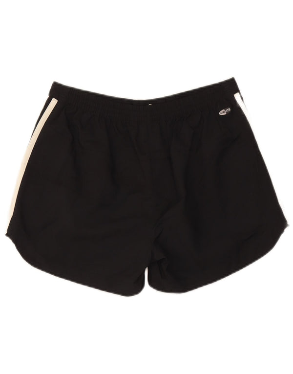 Adidas Womens Climalite Casual Shorts UK 12 Medium W28 Black Polyester