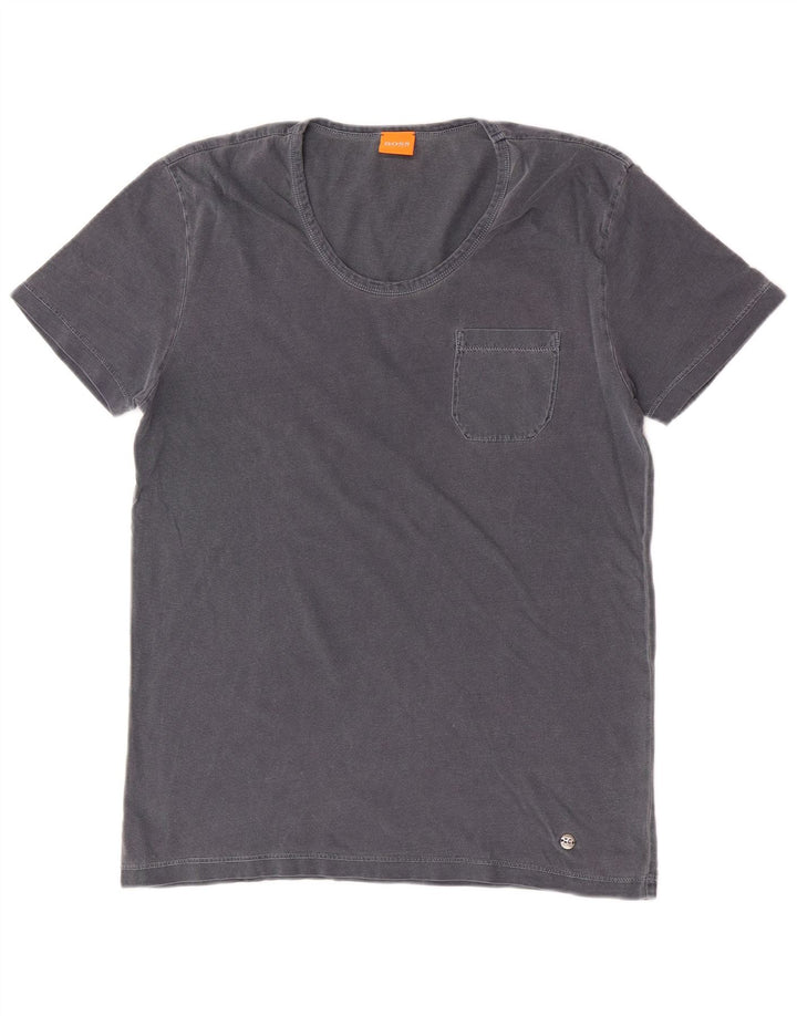 Hugo Boss Mens T-Shirt Top Small Grey