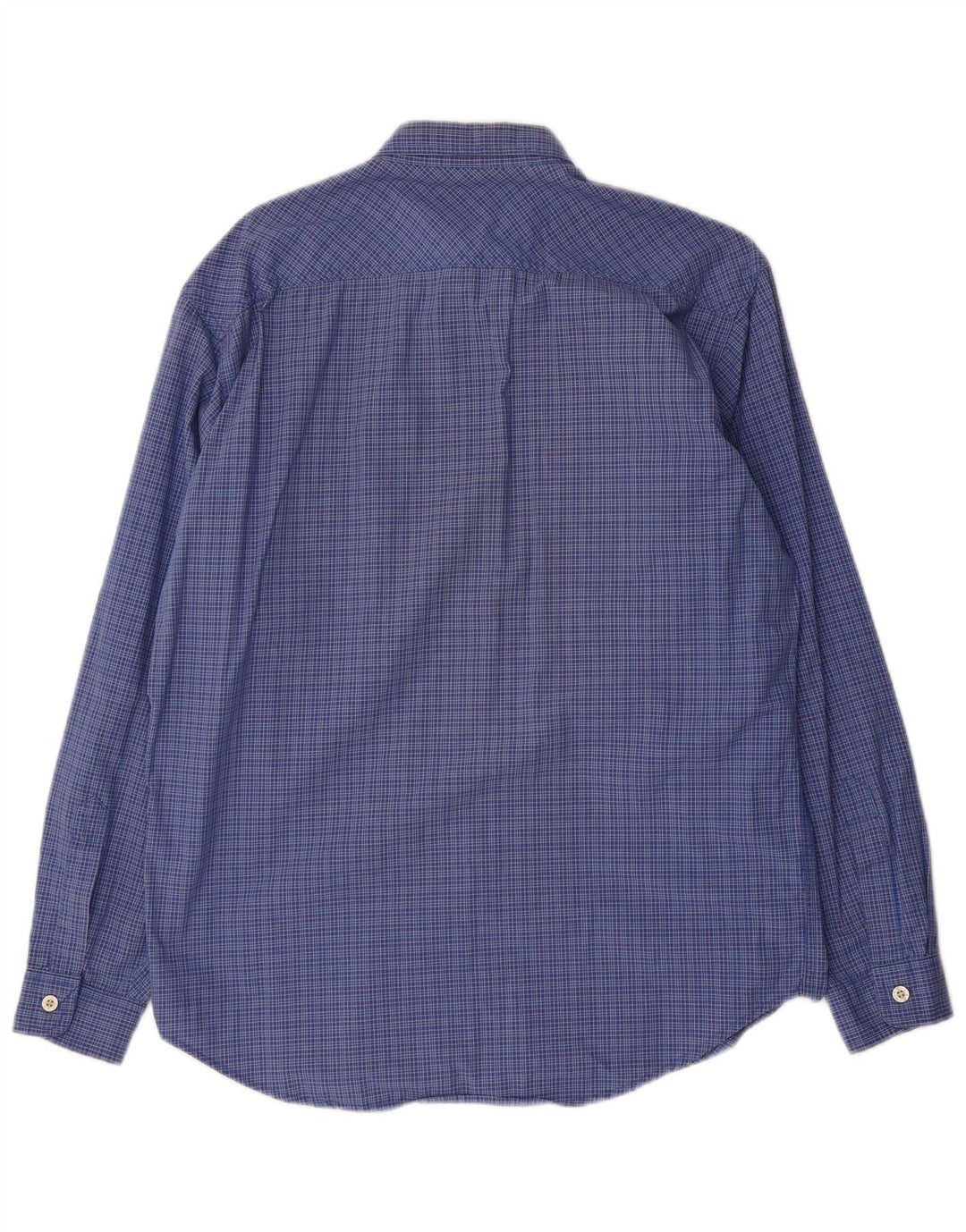 Levi's Mens Shirt Medium Blue Check Cotton