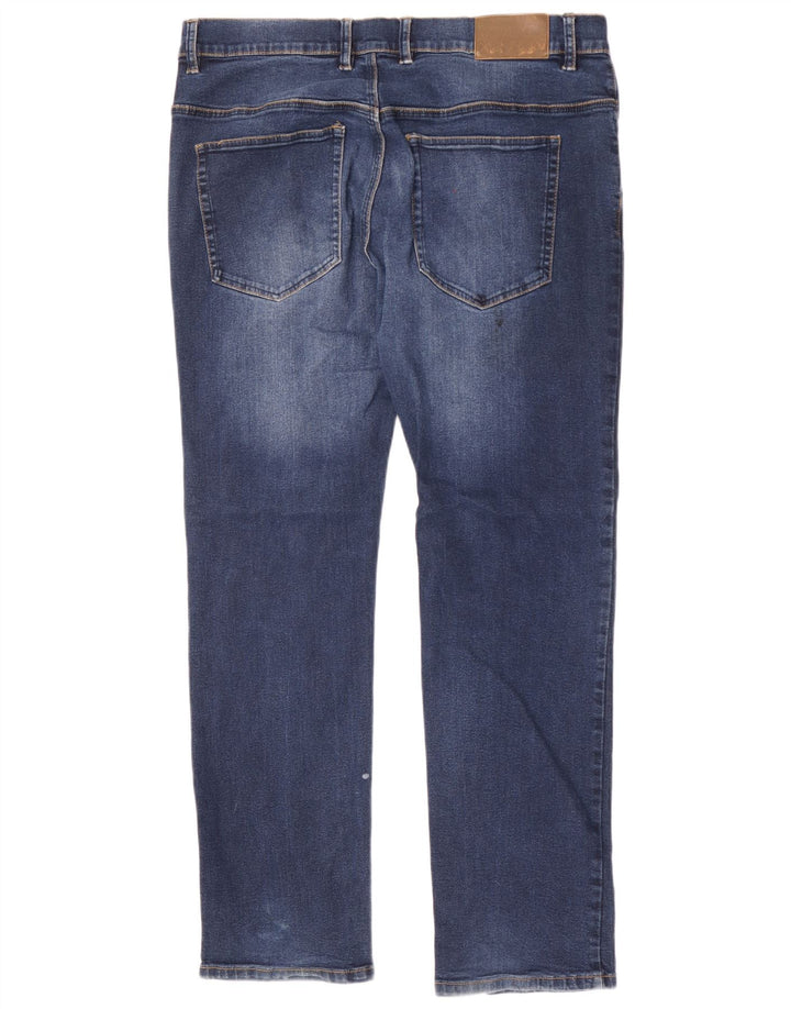French Connection Mens Slim Jeans W36 L32  Blue Cotton