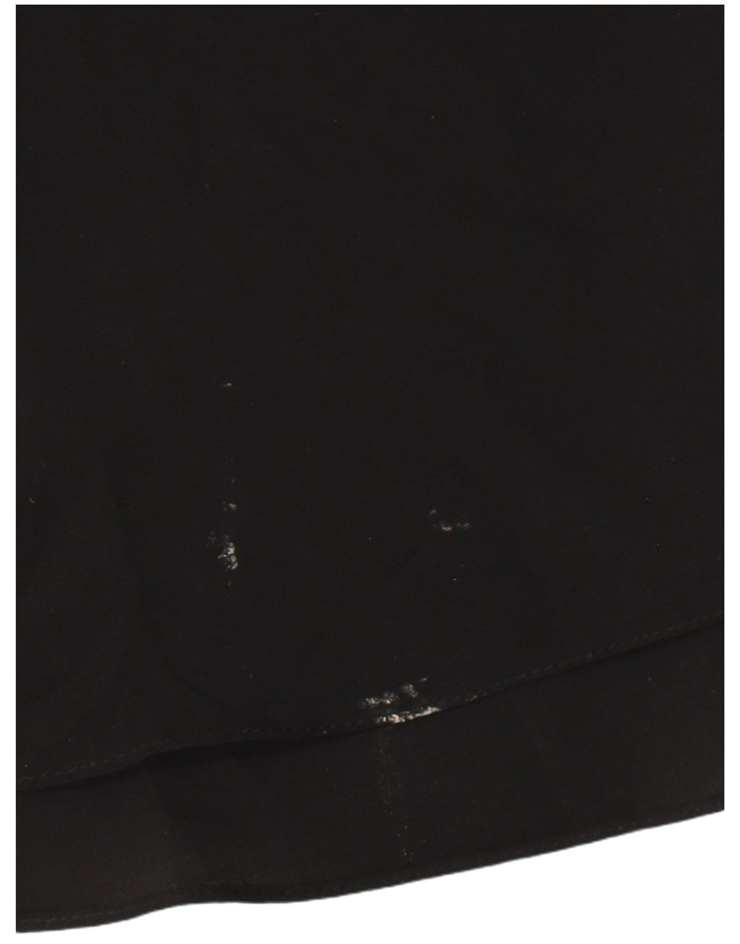 ZARA Dame Flæse Front A-Line Kjole UK 18 XL Sort Polyester