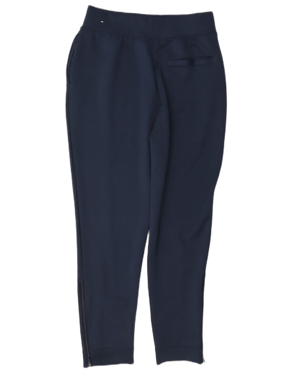 Nike Pantalon de survêtement Dri Fit Slim pour femme Bleu marine moyen UK 14