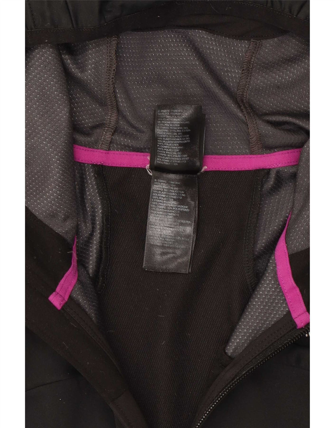 The North Face Womens Tracksuit Top Jacket UK 10 Small Black Colourblock