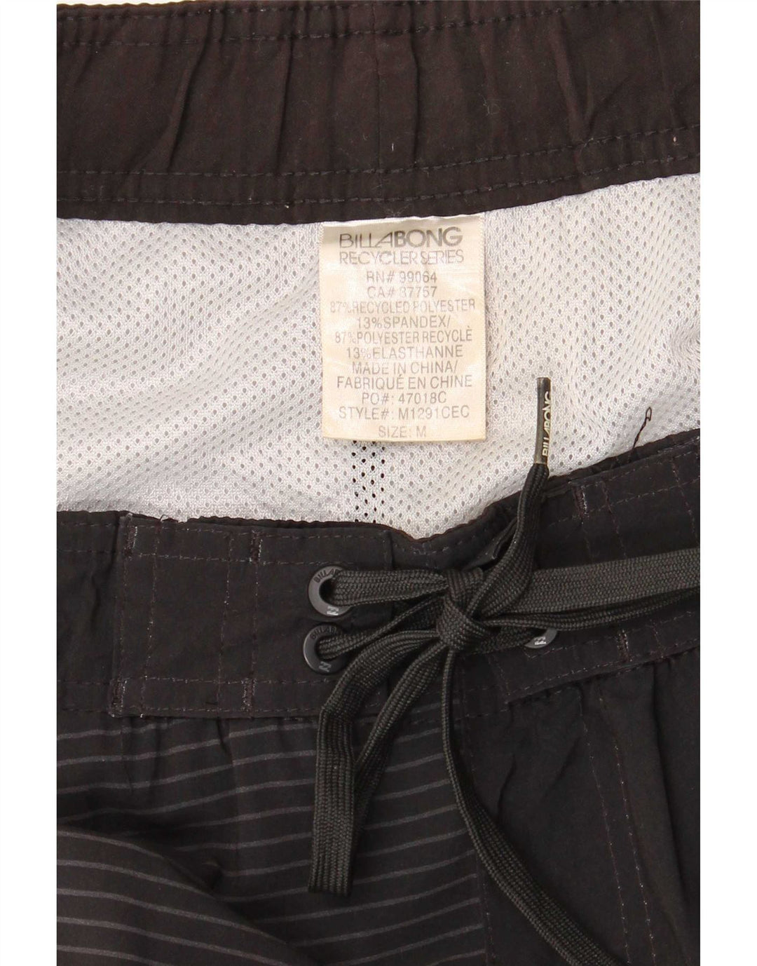 Billabong Herre grafiske svømmeshorts Medium Sort Geometrisk Polyester