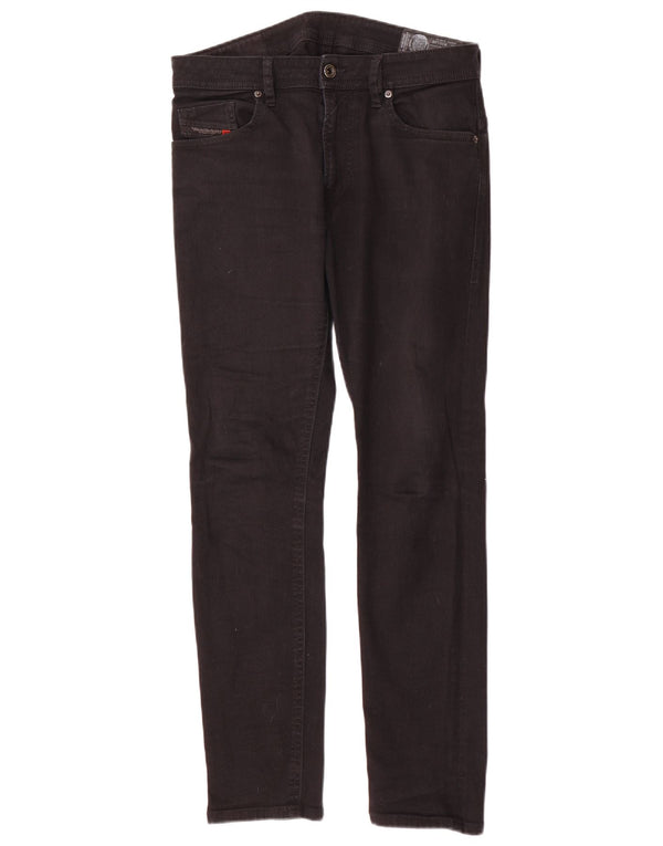 Jeans skinny sottili Thommer da donna Diesel W30 L30 cotone nero