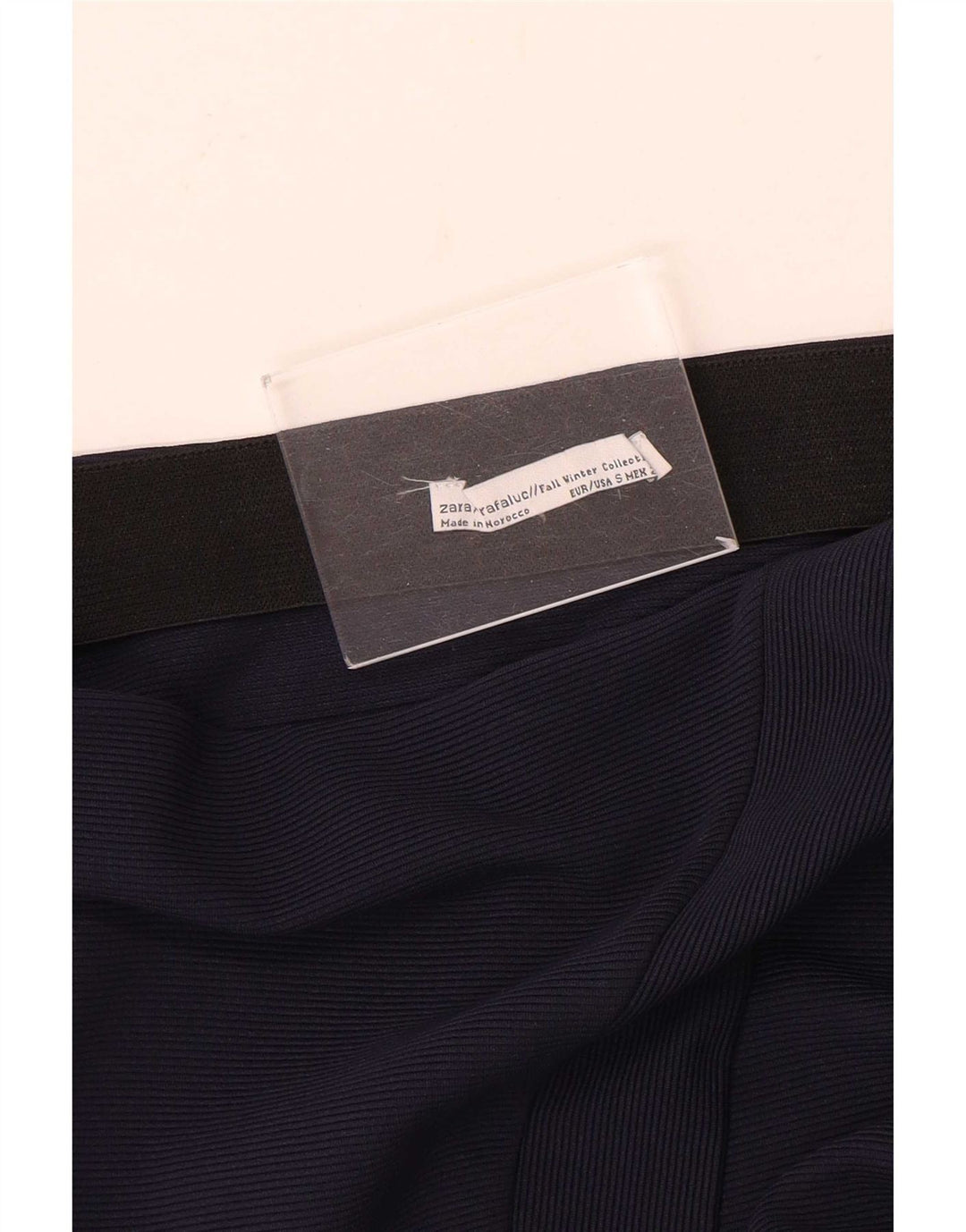 Zara Damen Bleistiftrock Small W26 Marineblau