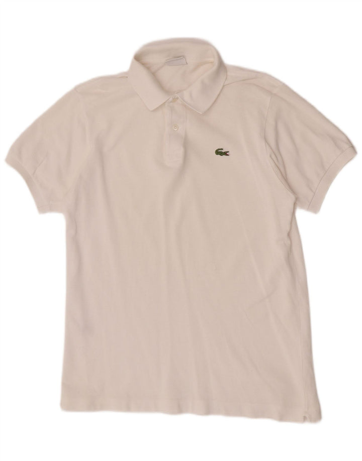 Lacoste Polo Homme Taille 4 Coton Blanc Moyen