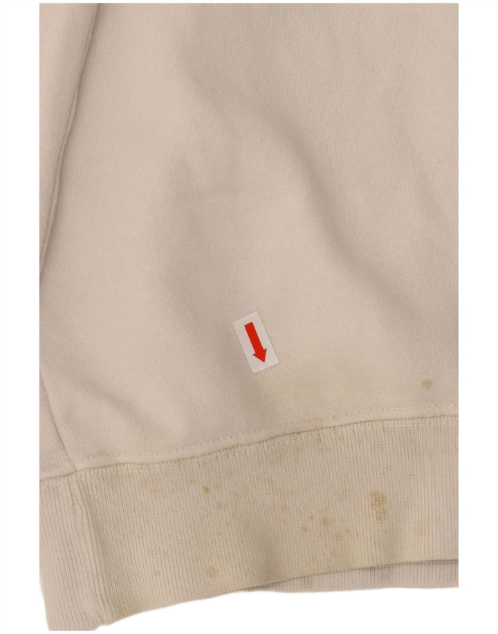 CHAMPION Mens Graphic Sweatshirt Jumper Medium White