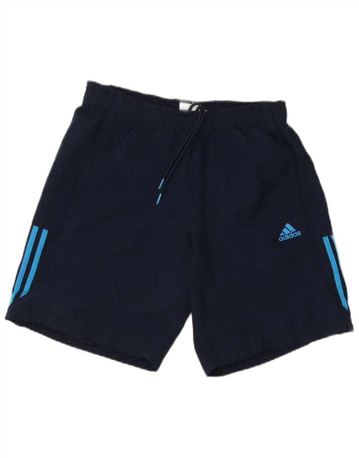 Adidas Mens Climalite Sport Shorts Medium Navy Blue Polyester