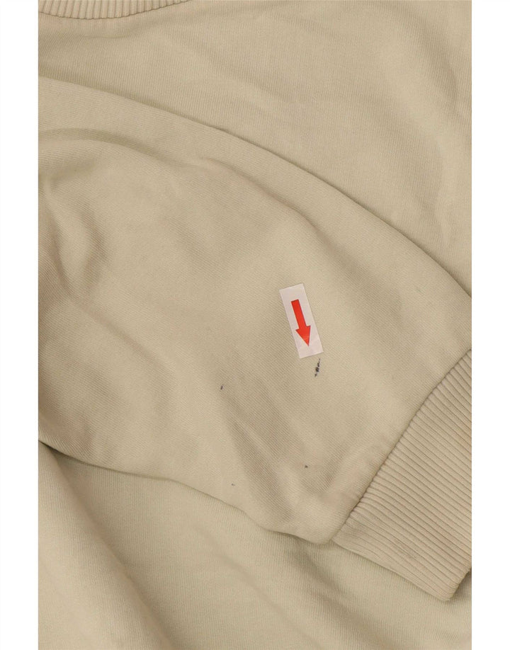 The North Face Womens Sweatshirt Jumper UK 14 Medium Off White Cotton