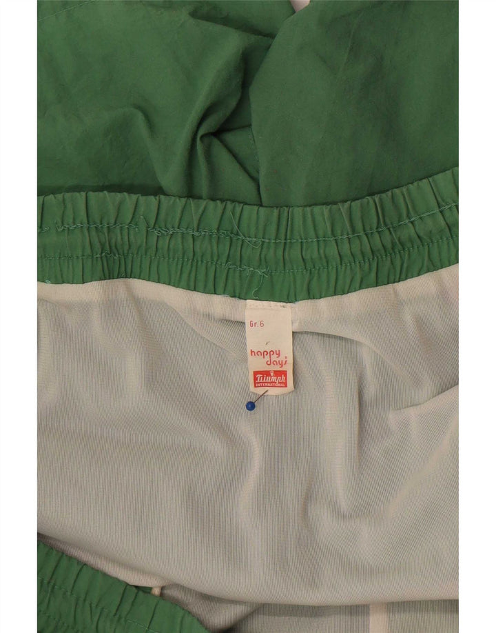 Triumph Mens Graphic Swimming Shorts XL Green Colourblock Polyamide