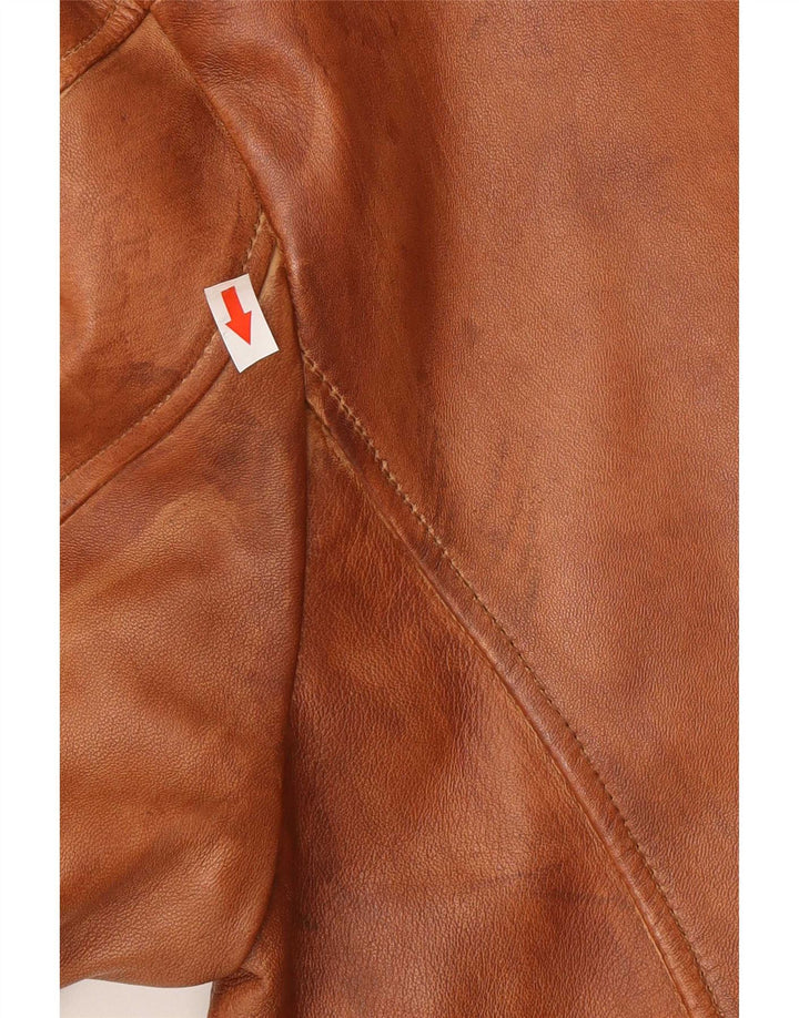 Trapper Veste en cuir pour homme IT 56 3XL Cuir marron