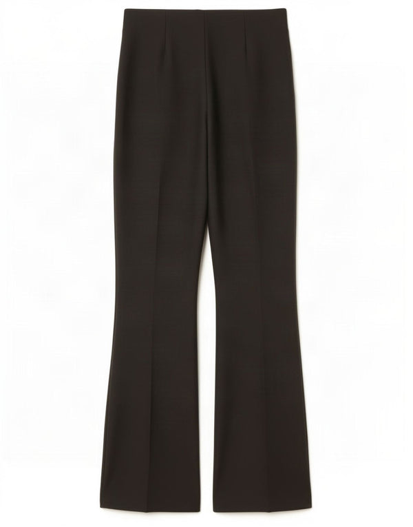 Zara Girls Flare Faux Leather Trousers 13-14 Years W24 L24 Black