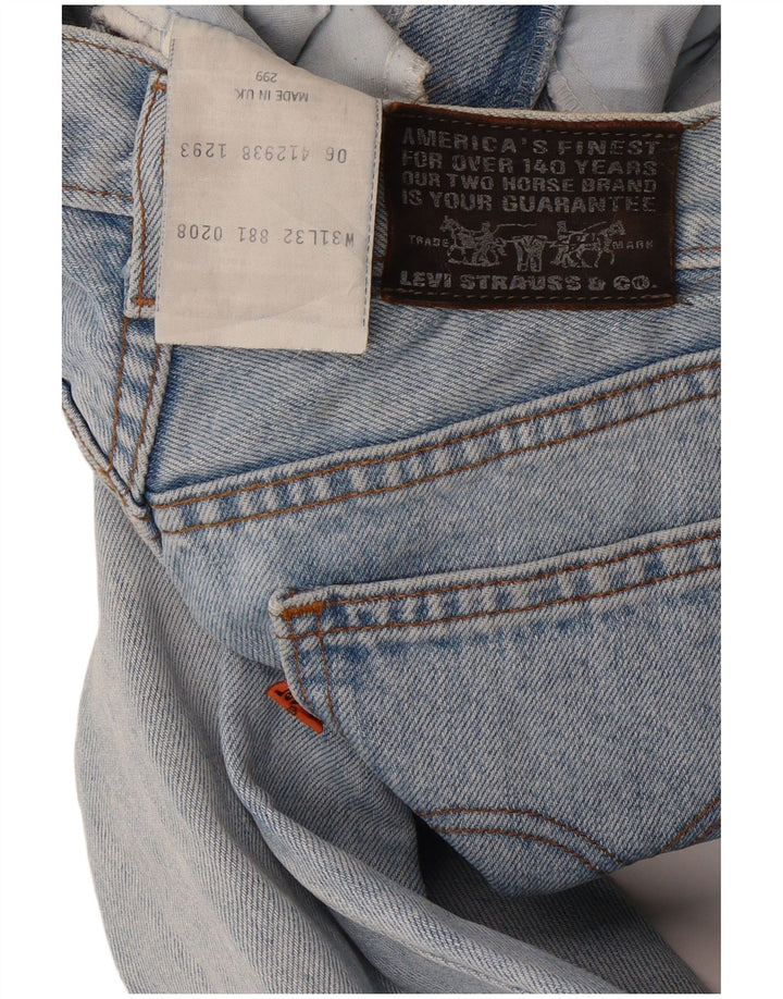 Levi's Womens Tapered Jeans W31 L32 Blue Cotton