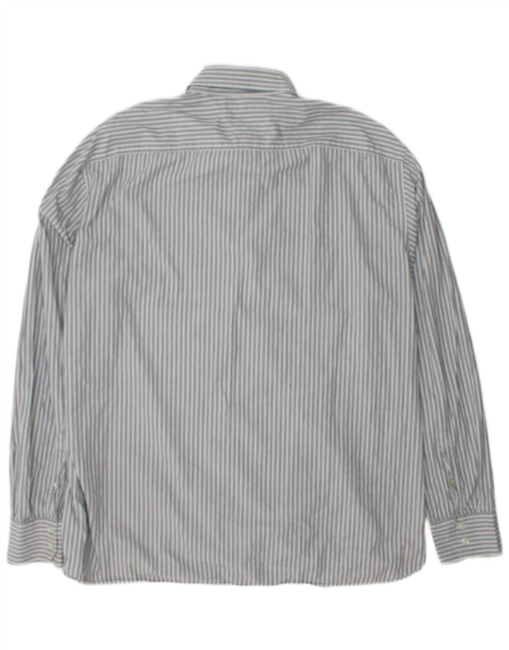Tommy Hilfiger Mens Shirt 2XL Grey Striped Cotton