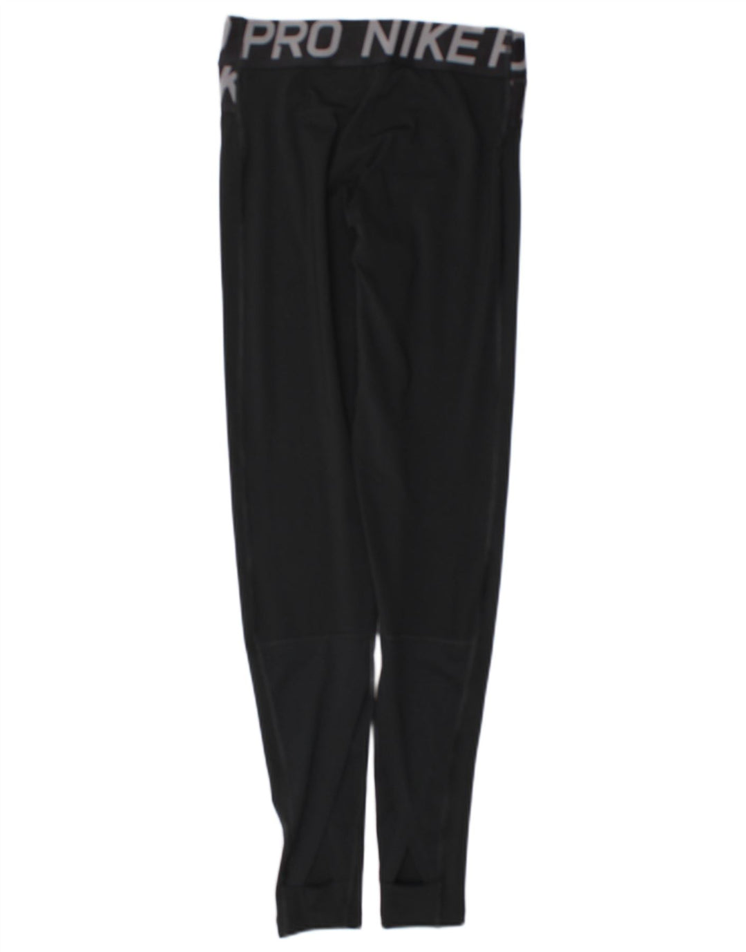 Nike Dame Dri Fit Grafiske Leggings UK 8 Small Black Polyester