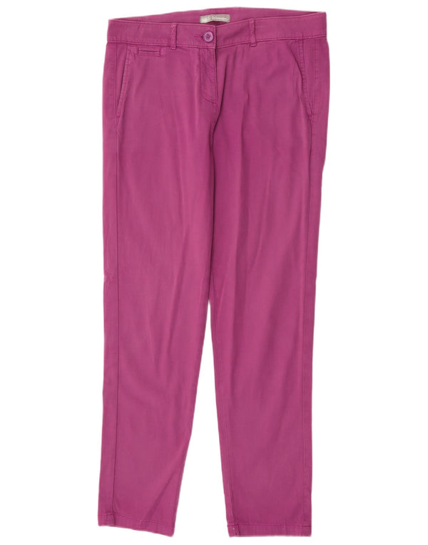 Marks & Spencer Dame Slim Chino Bukser UK 12 Medium W32 L30 Lilla
