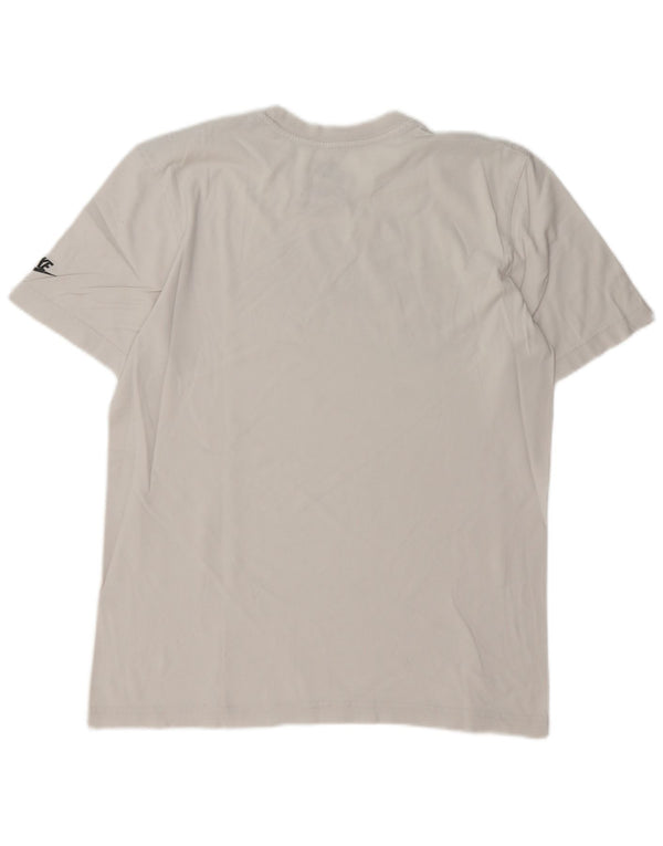 Nike Mens Regular Fit grafikus póló felső, közepes fehér