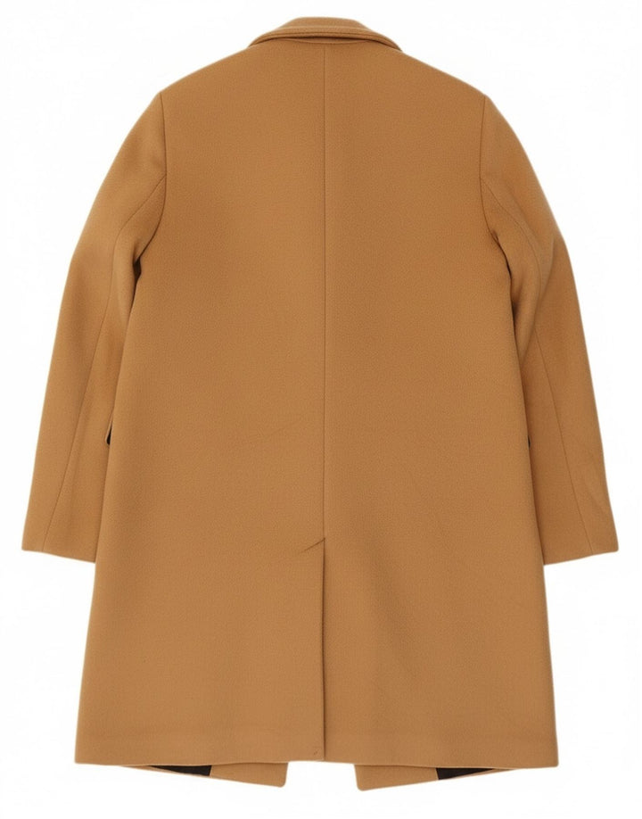 Zara Dame Overfrakke UK 14 Medium Beige