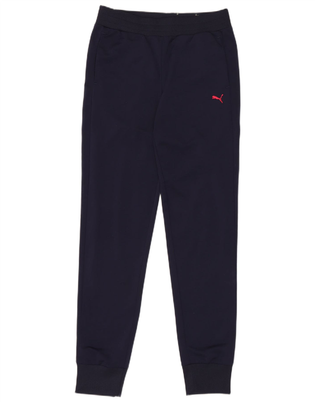PUMA Womens Tracksuit Trousers Joggers UK 8 Small Navy Blue Polyester