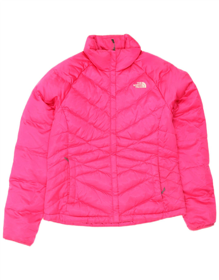The North Face ženska podstavljena jakna UK 14 srednje ružičasti najlon