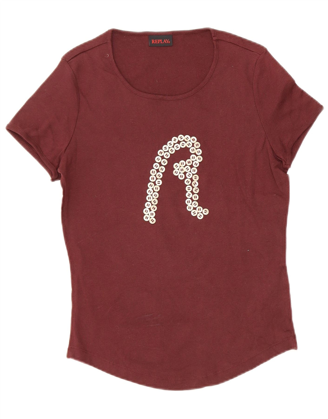 Grafik-T-Shirt-Oberteil für Damen, Gr. 14, Größe L