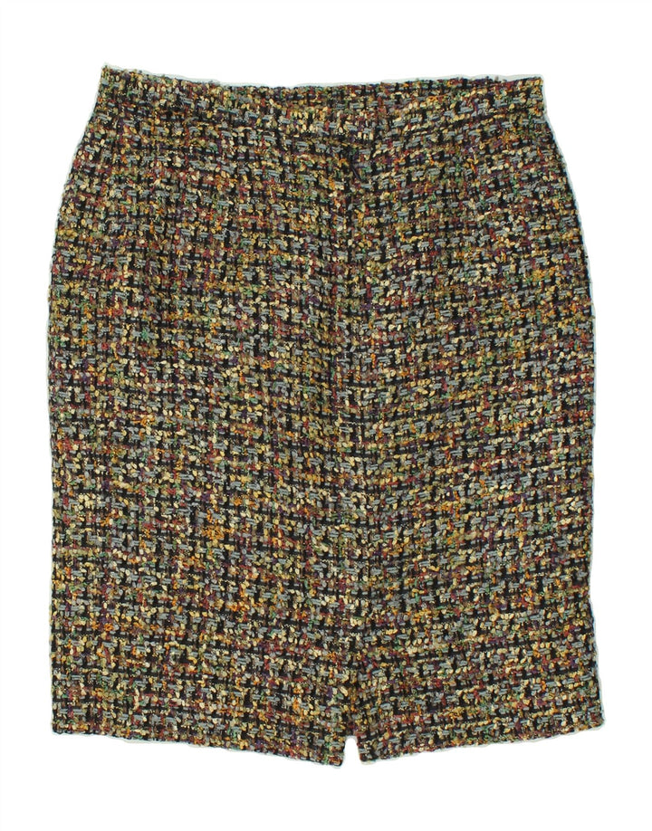 VINTAGE Womens Pencil Skirt IT 44 Medium W32 Multicoloured Flecked Wool Vintage Vintage and Second-Hand Vintage from Messina Hembry 