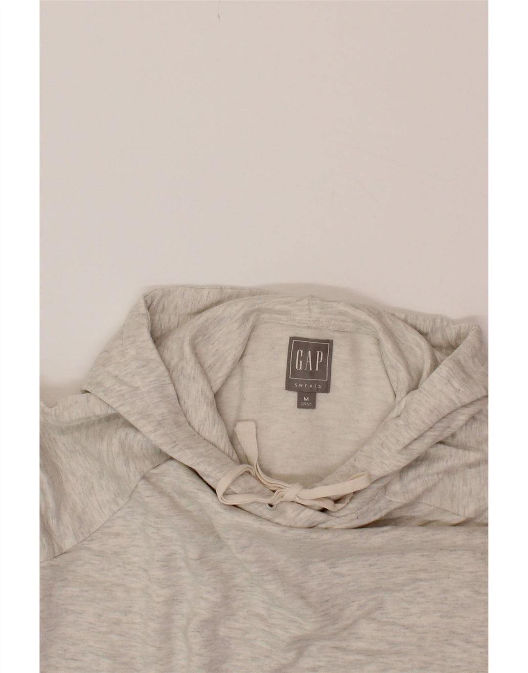 GAP Womens Oversized Hoodie Jumper UK 14 Medium Grey Flecked Rayon Vintage Gap and Second-Hand Gap from Messina Hembry 