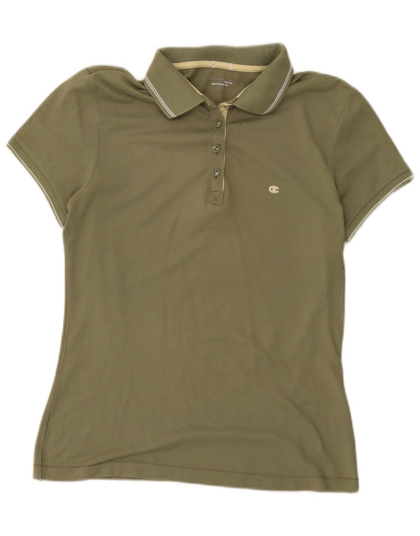Champion Womens Heritage Fit Polo Shirt UK 18 XL Khaki