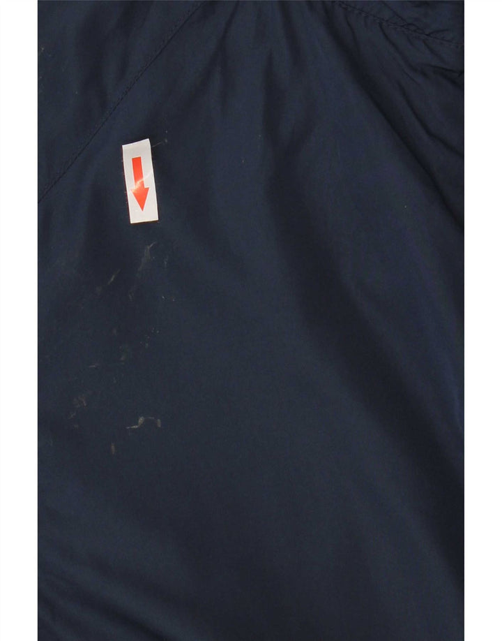 Zara Mens Bomber Jacket UK 40 Grande Poliéster Azul Marinho