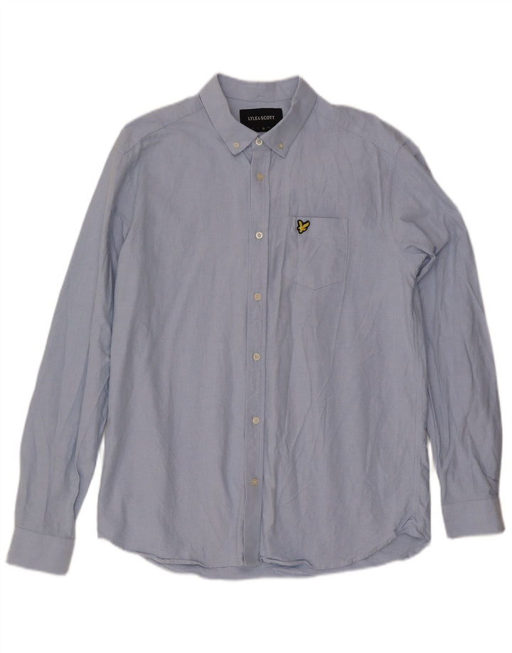 LYLE & SCOTT Mens Shirt XL Blue Cotton