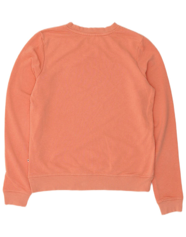 Roxy Damen Grafik-Sweatshirt-Pullover UK 10 Small Rosa Baumwolle