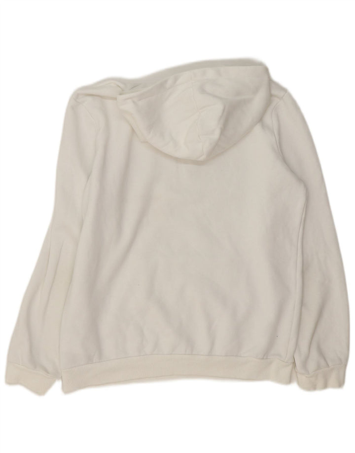 Jumper com capuz gráfico PUMA Boys 15-16 anos algodão branco