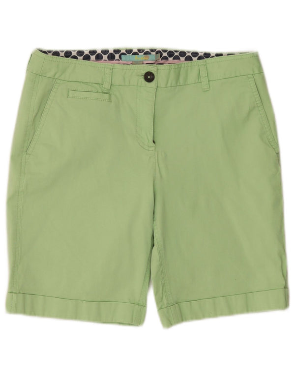 Boden Γυναικείο κανονικό σορτς Chino UK 10 Small W30 πράσινο βαμβακερό