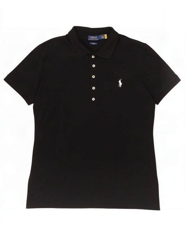 Polo Ralph Lauren Męska koszulka polo slim fit, duża, czarna