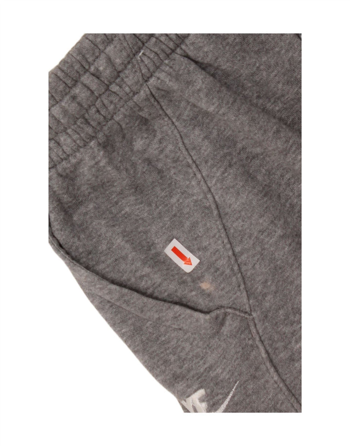 NIKE Boys Tracksuit Trousers Joggers 10-11 Years Medium Grey Flecked