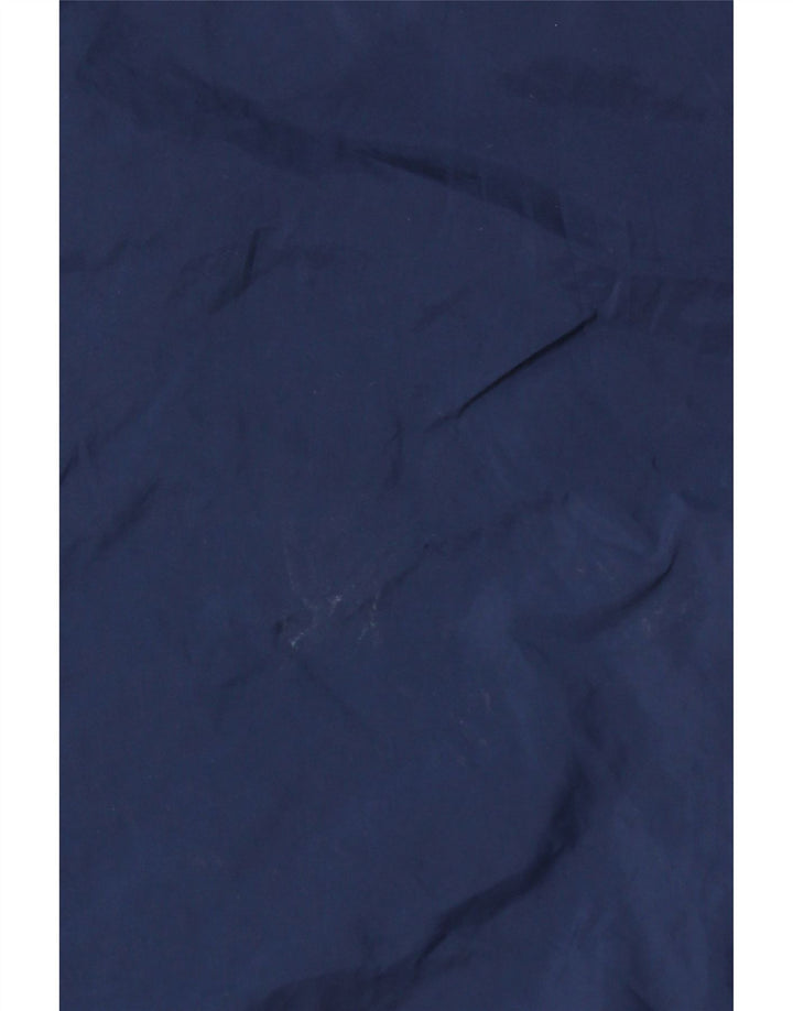 Puma Mens Graphic Hooded Rain Jacket UK 34 XS Navy Blue Polyester