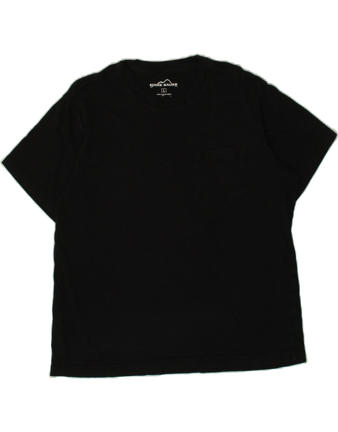 EDDIE BAUER Mens T-Shirt Top Large Black Cotton Vintage Eddie Bauer and Second-Hand Eddie Bauer from Messina Hembry 