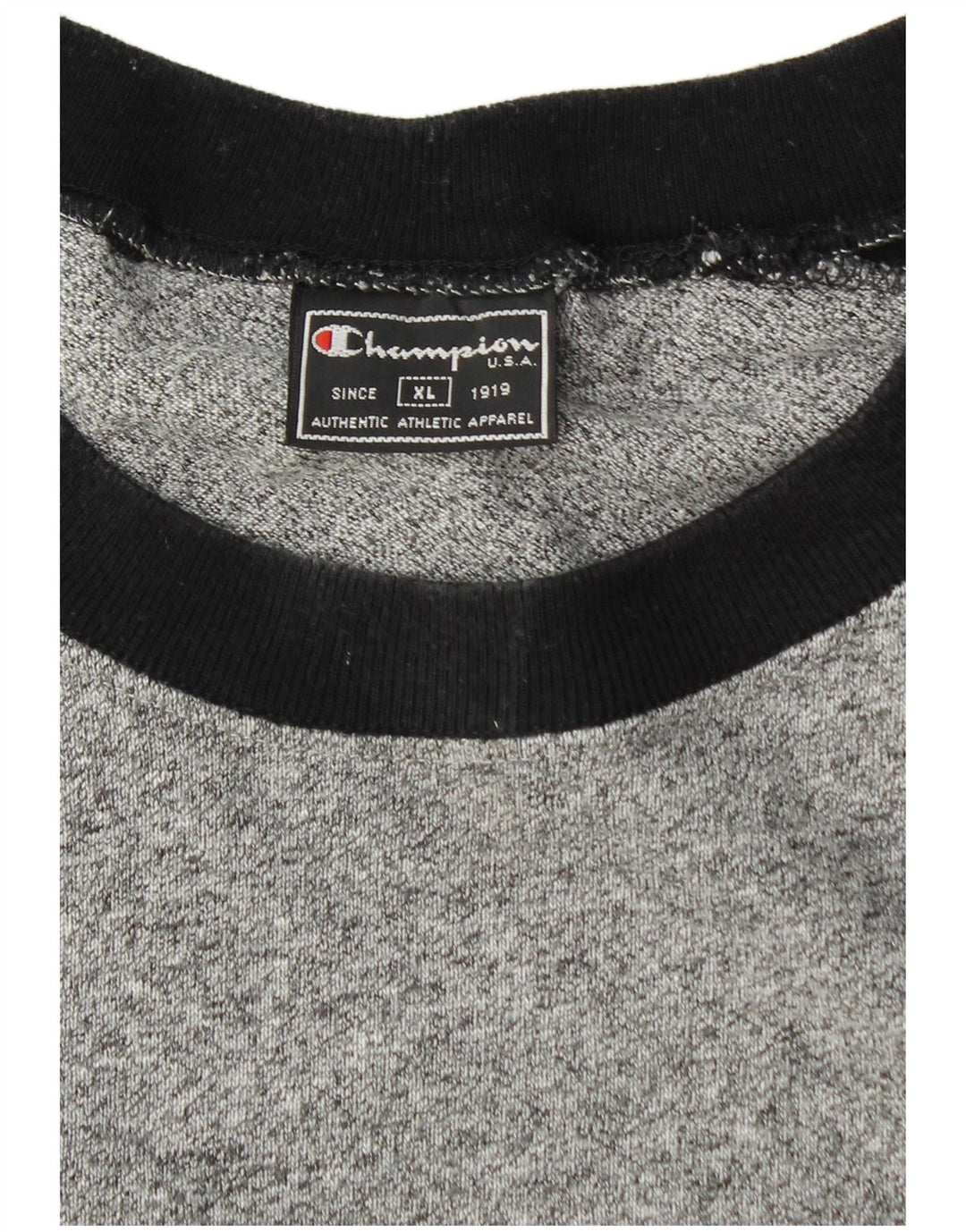 Champion Mens T-Shirt Top XL Grey Colourblock