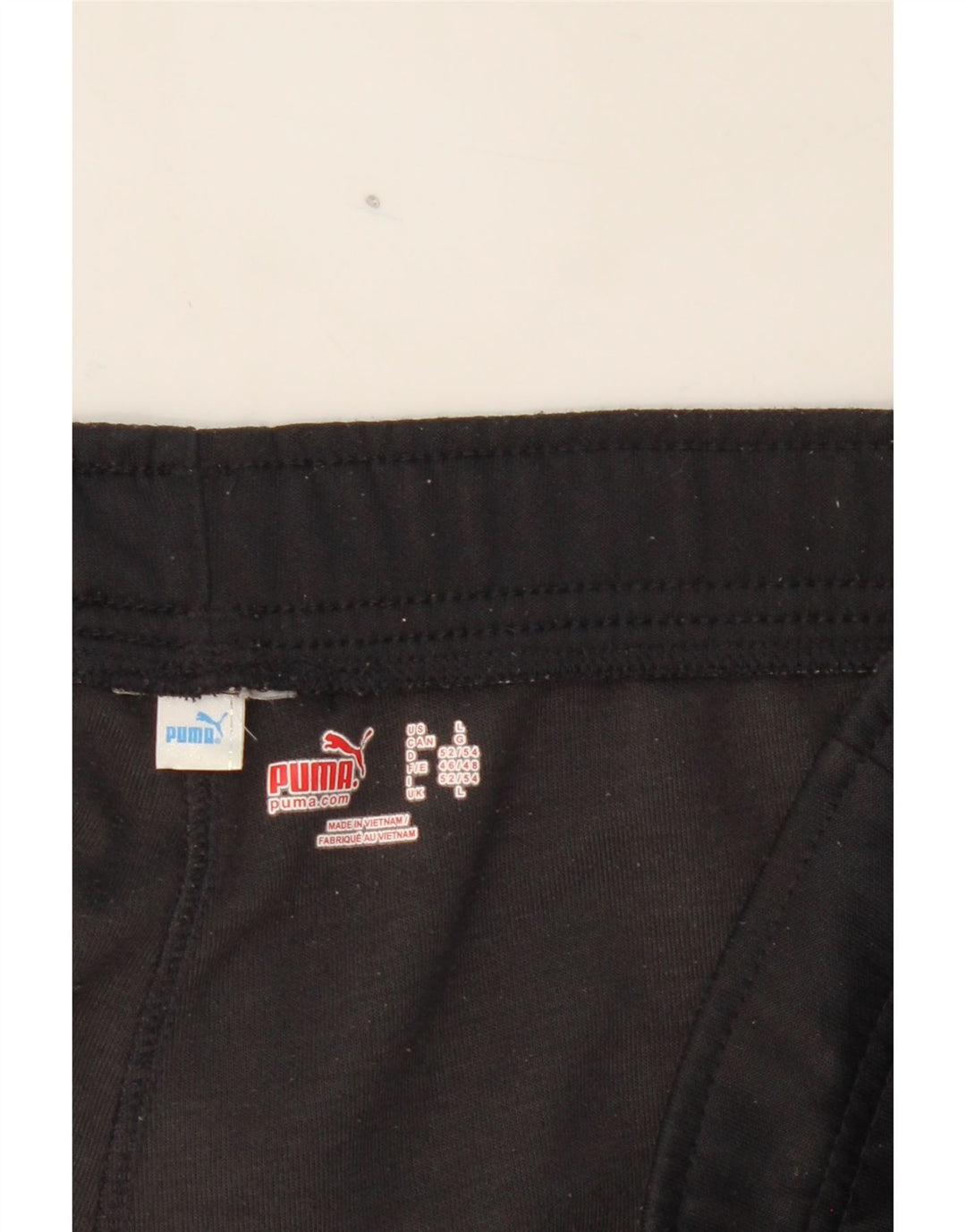 PUMA Mens Tracksuit Trousers Large  Black Cotton Vintage Puma and Second-Hand Puma from Messina Hembry 