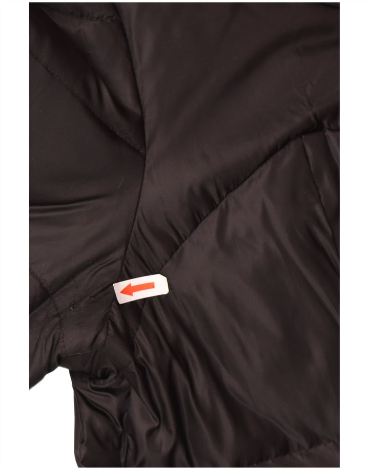 Guess Womens Polstret Frakke UK 12 Medium Sort Polyamid