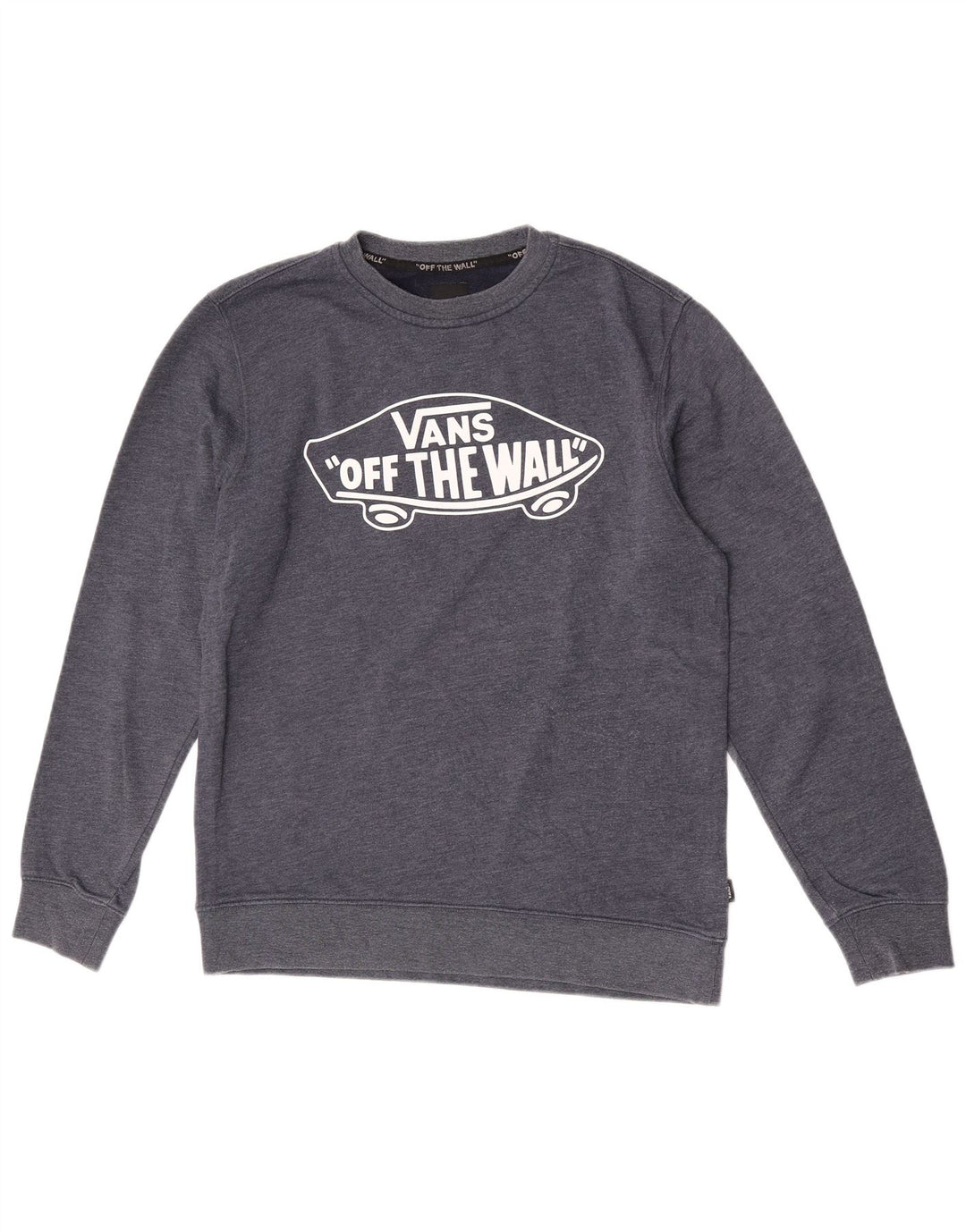 Felpa grafica da uomo Vans, maglione medio, blu navy