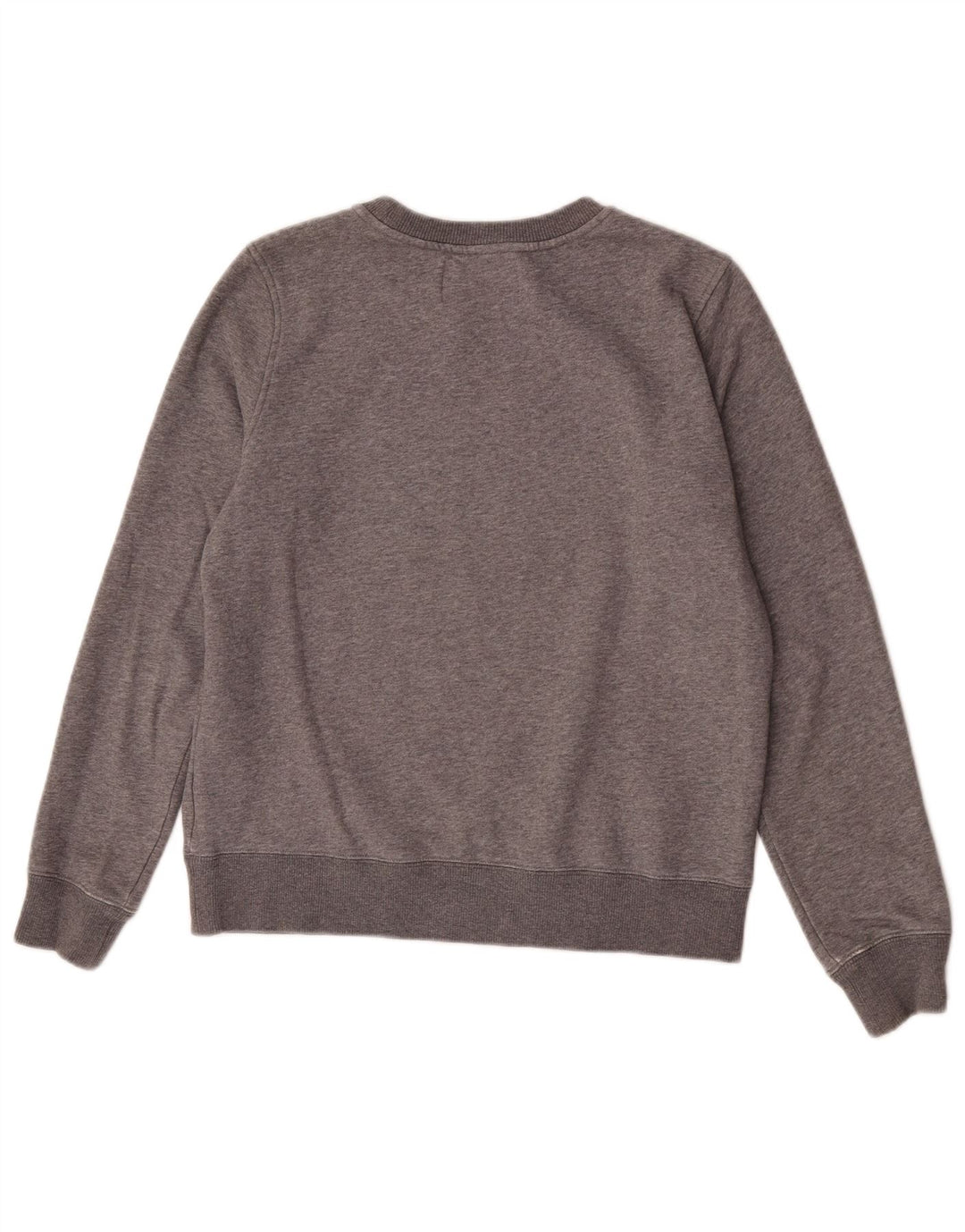 Calvin Klein Jeans Womens Graphic Sweatshirt Jumper UK 14 Medium Grey
