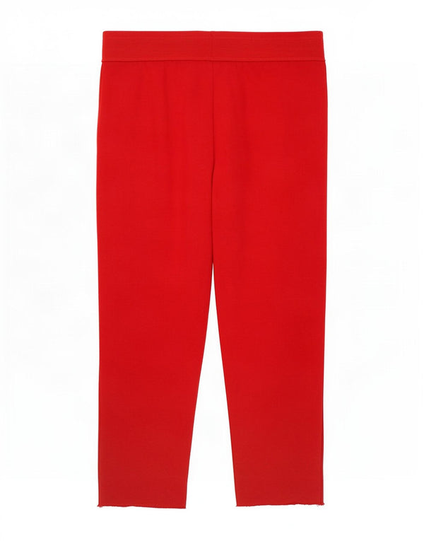 Hollister Womens Graphic Tracksuit Trousers UK 14 Medium Red Cotton