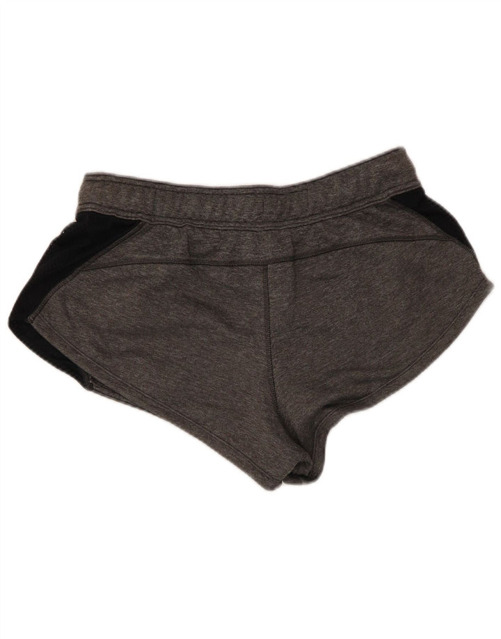 Under Armour Pantalones cortos deportivos para mujer UK 44 Poliéster color block gris medio