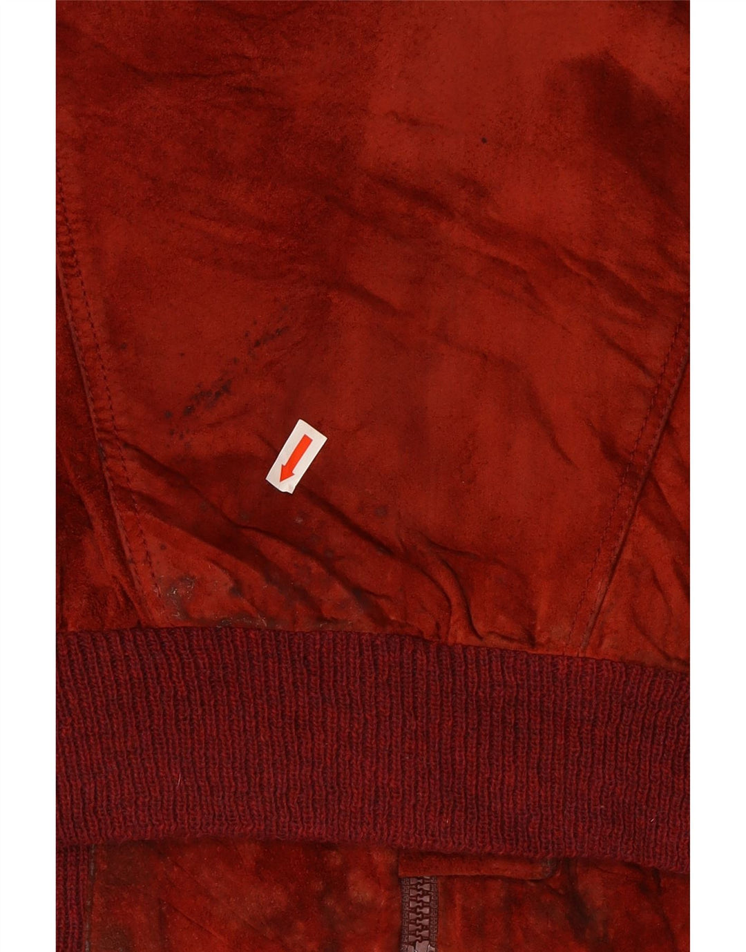 VINTAGE Womens Bomber Jacket UK 16 Large Red