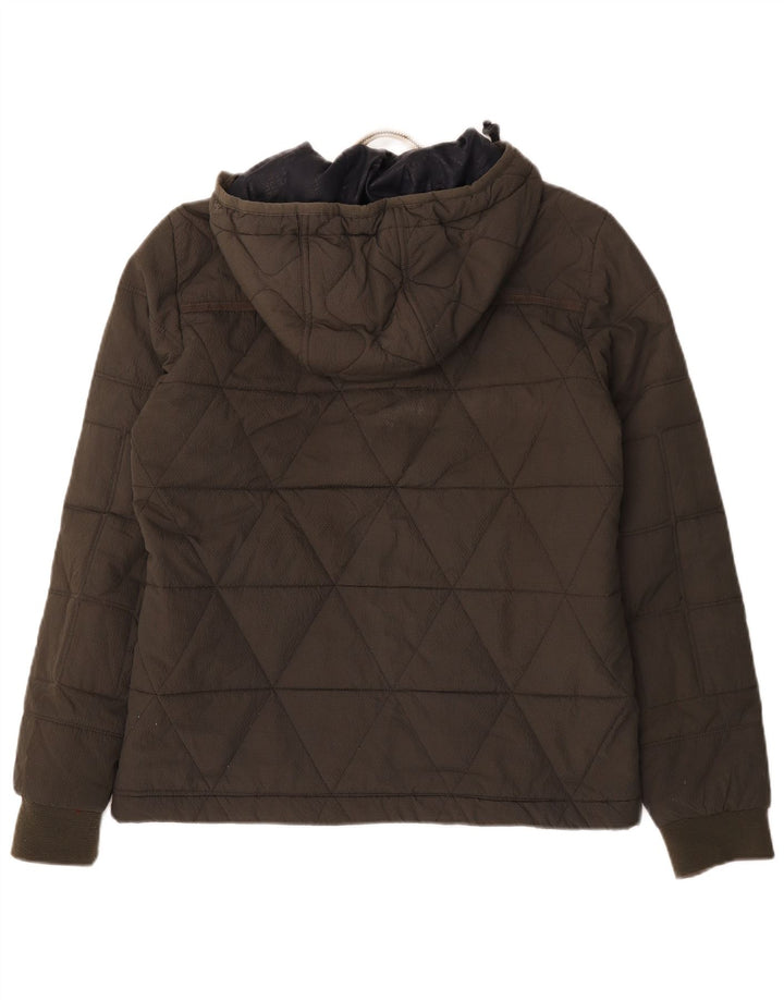 Ανδρικό μπουφάν με κουκούλα G-Star UK 38 Medium Khaki Polyester