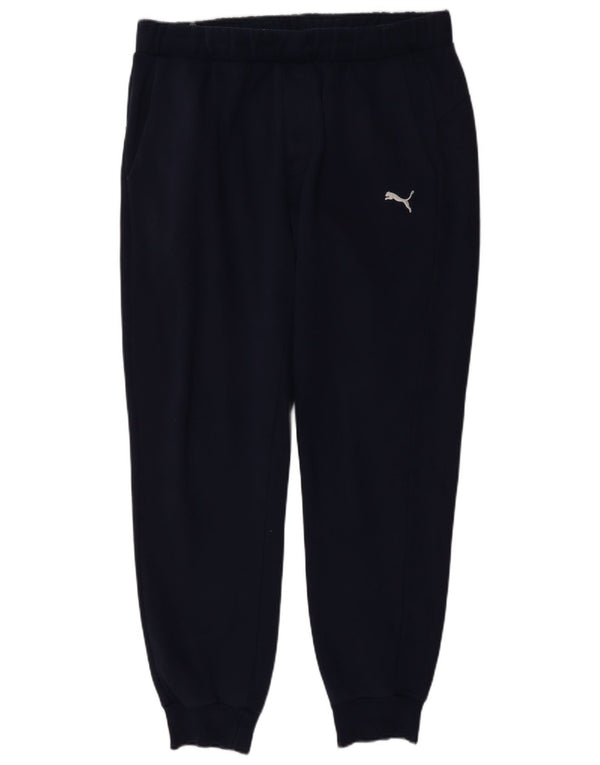 Pantaloni da tuta da uomo Puma Joggers Large Blu Navy in cotone