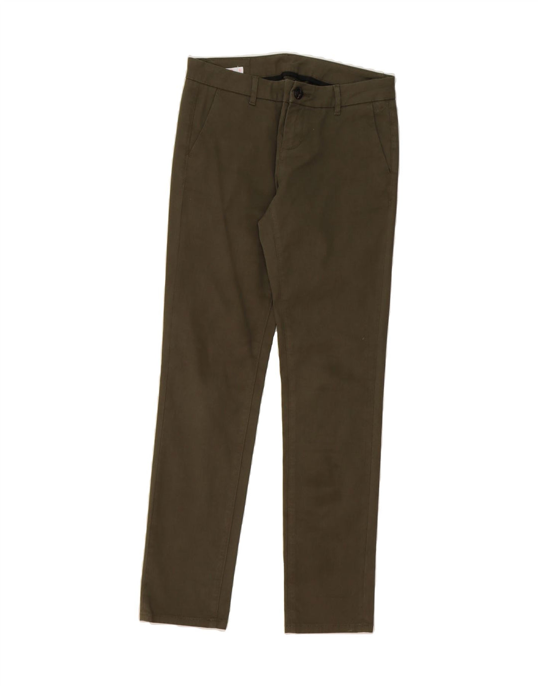SUN68 Womens Slim Chino Trousers W27 L30 Khaki Cotton Vintage Sun68 and Second-Hand Sun68 from Messina Hembry 